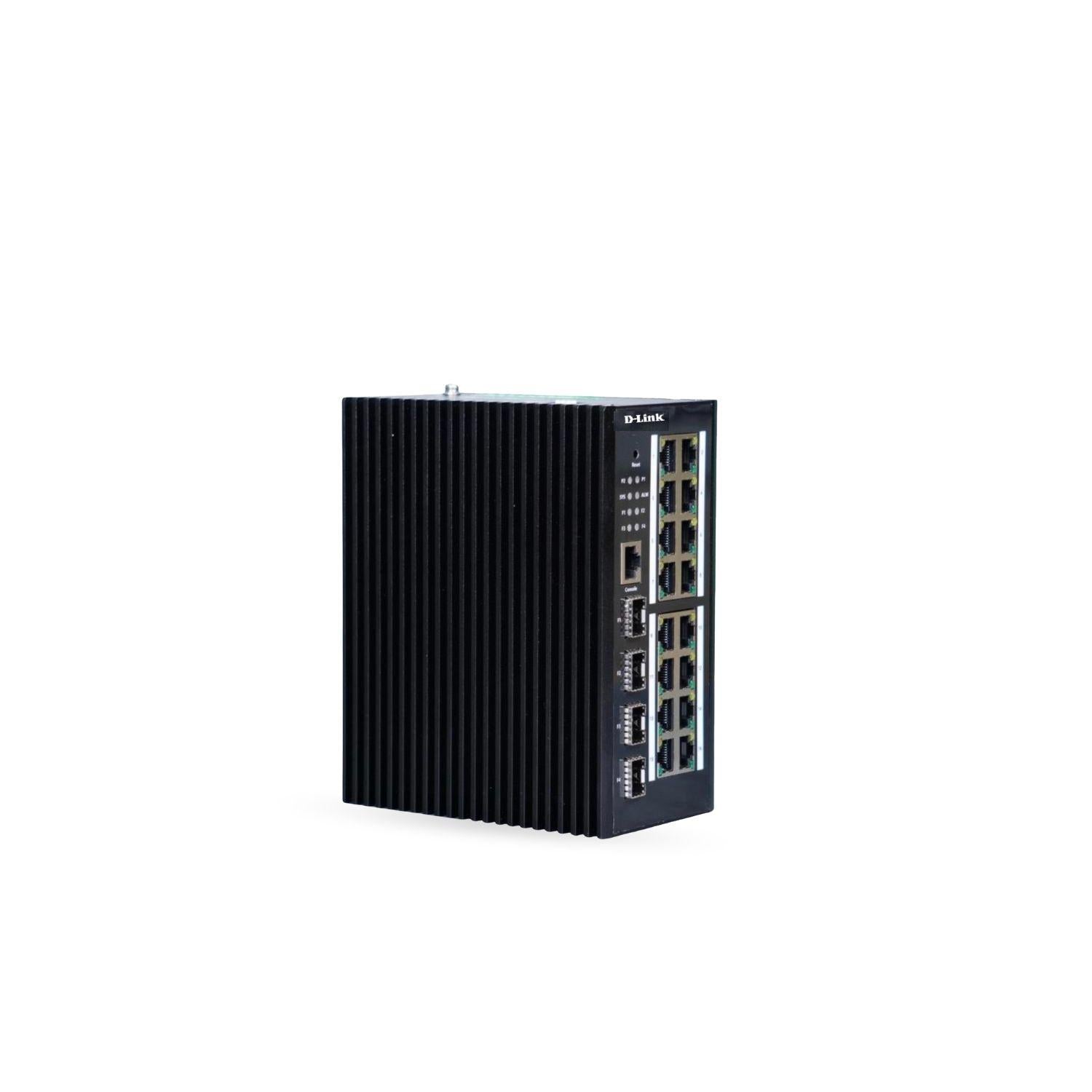 16+4 Gigabit Smart Managed Industrial PoE Switch