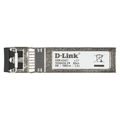 10GBase-ZR SFP+ Transceiver (Single-Mode 1550nm) (80km)