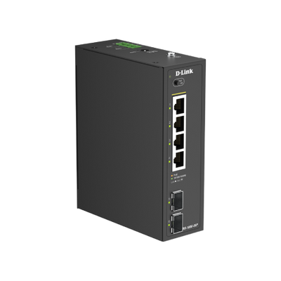 Industrial 4-Port 1G PoE+ + 2-Port 1G SFP Unmanaged PoE Switch
