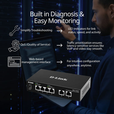 6 Port 2.5G, 10G Web Managed Ethernet Switch