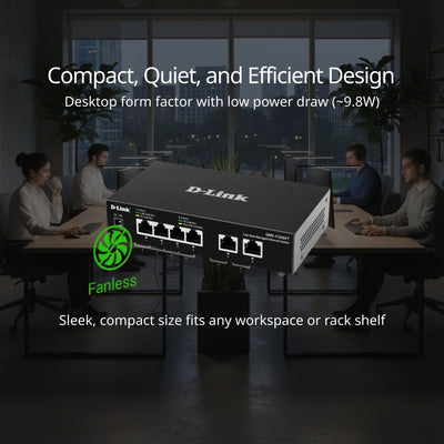 6 Port 2.5G, 10G Web Managed Ethernet Switch