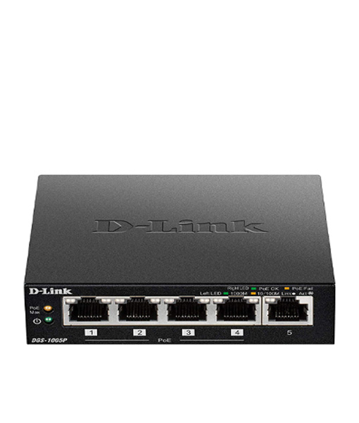 5-Port Gigabit Metal Desktop Switch with 4 PoE Ports Indonesia